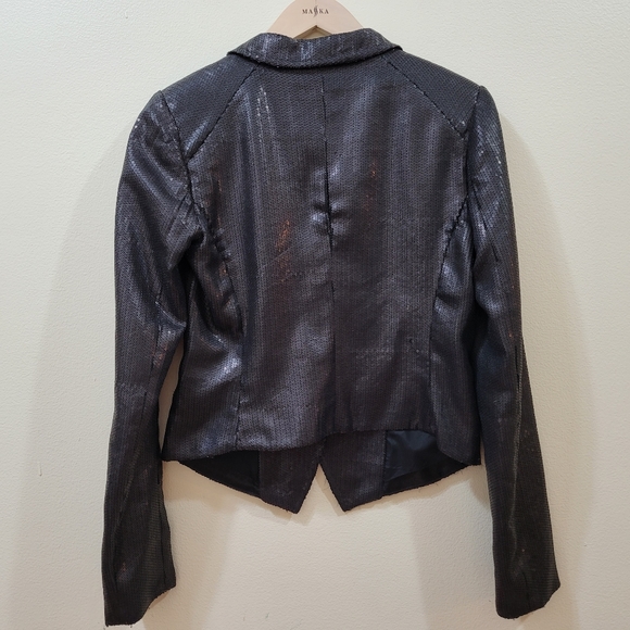 Free people sequin embellished blazer sz 2 - Picture 5 of 9